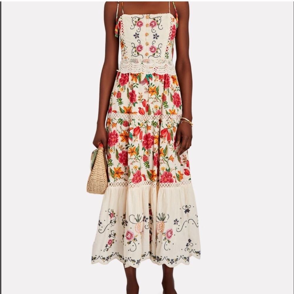 FARM RIO midi dress nwt